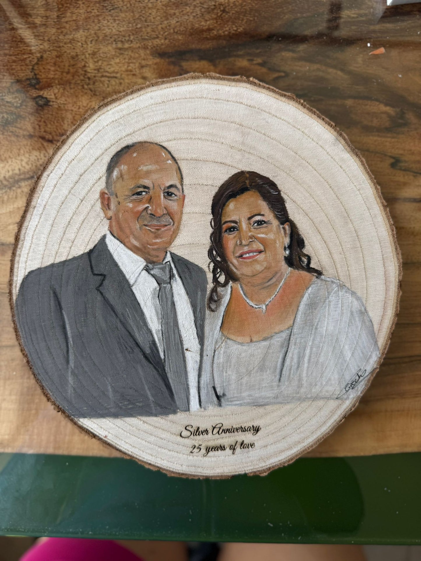 Human Portraits on Wood - Art by Caitlin