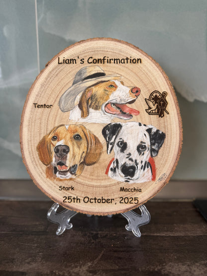 Pet Portraits on Wood