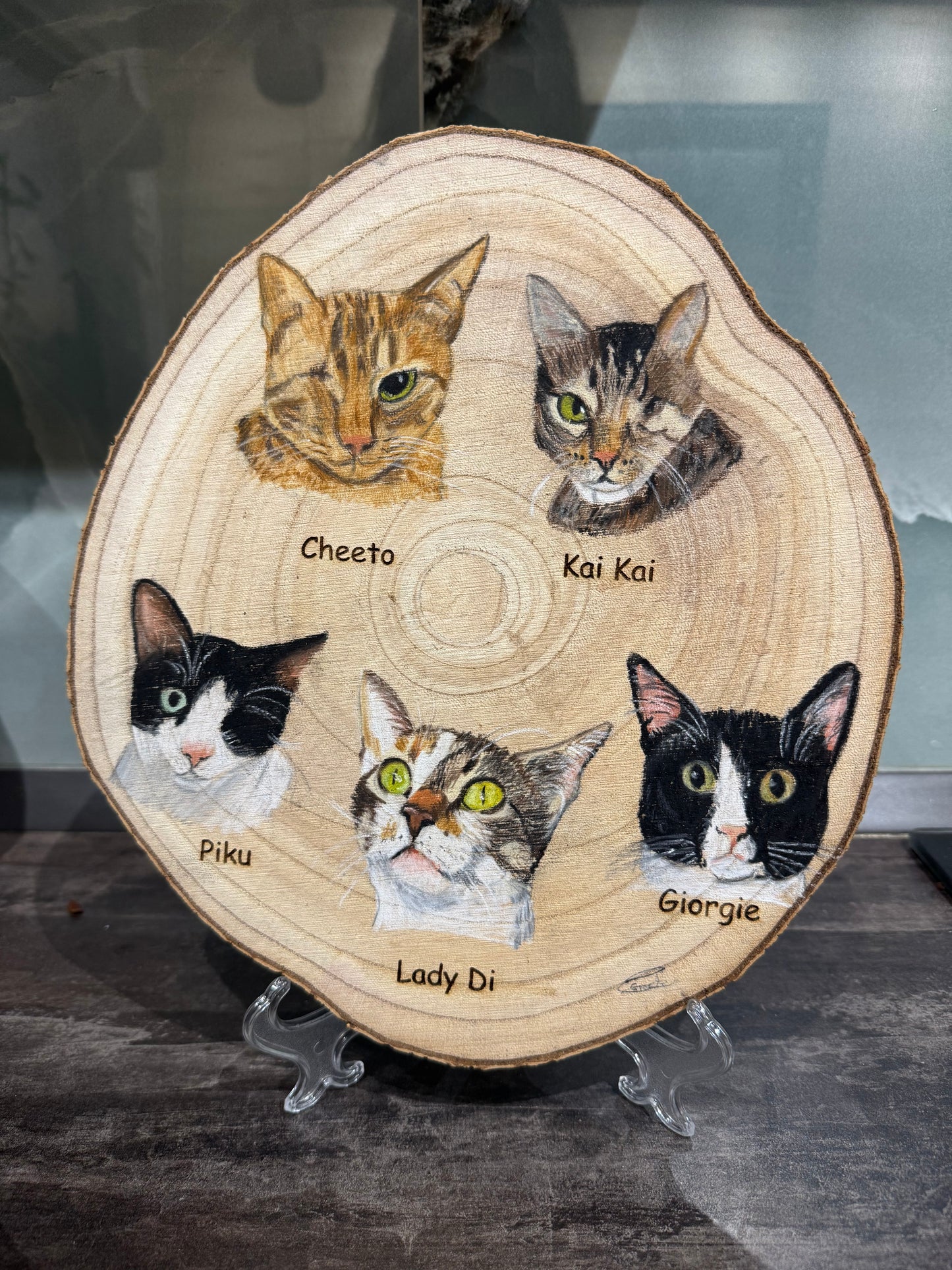 Pet Portraits on Wood