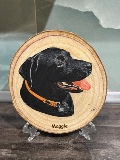 Pet Portraits on Wood