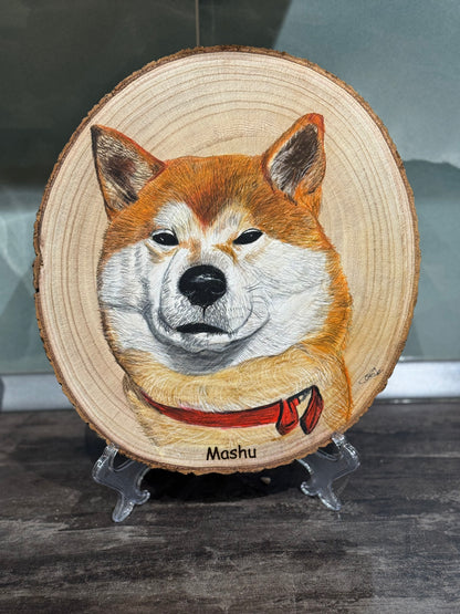 Pet Portraits on Wood