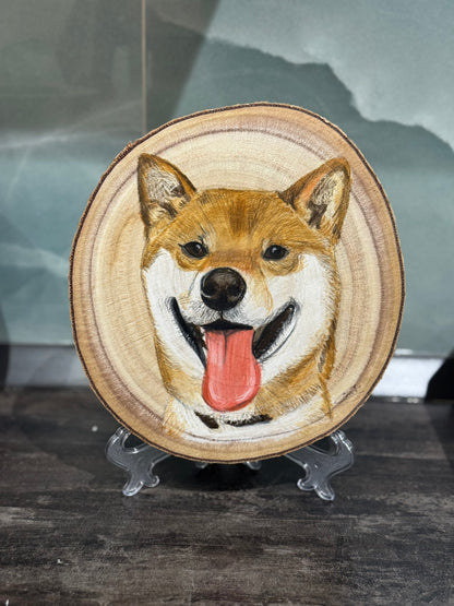 Pet Portraits on Wood