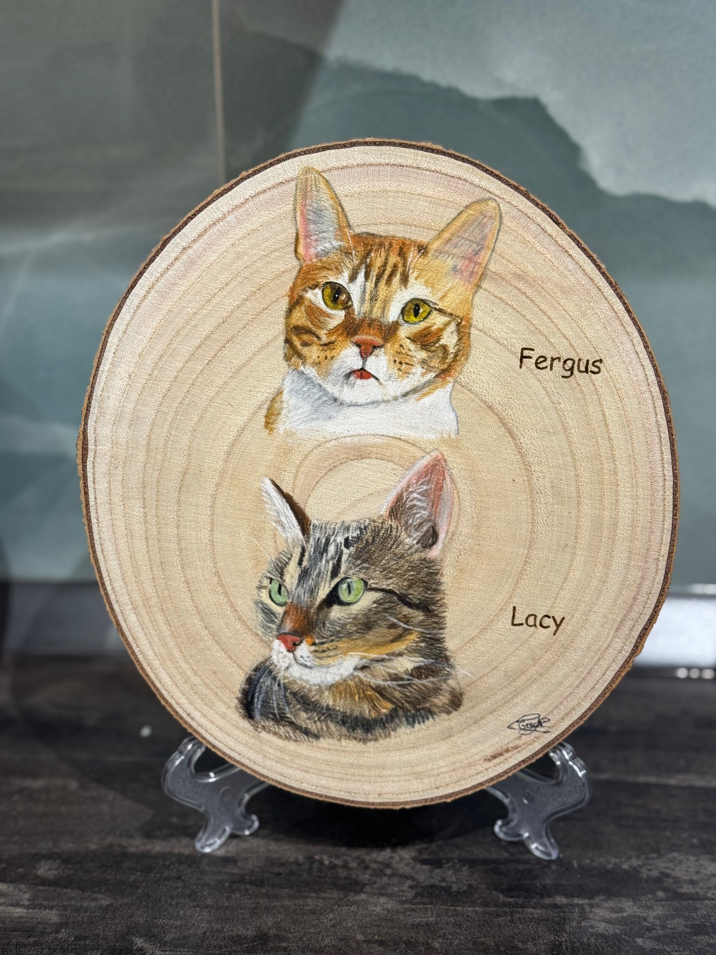 Pet Portraits on Wood