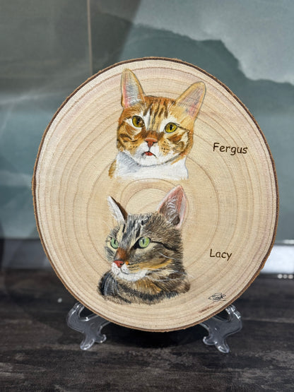 Pet Portraits on Wood