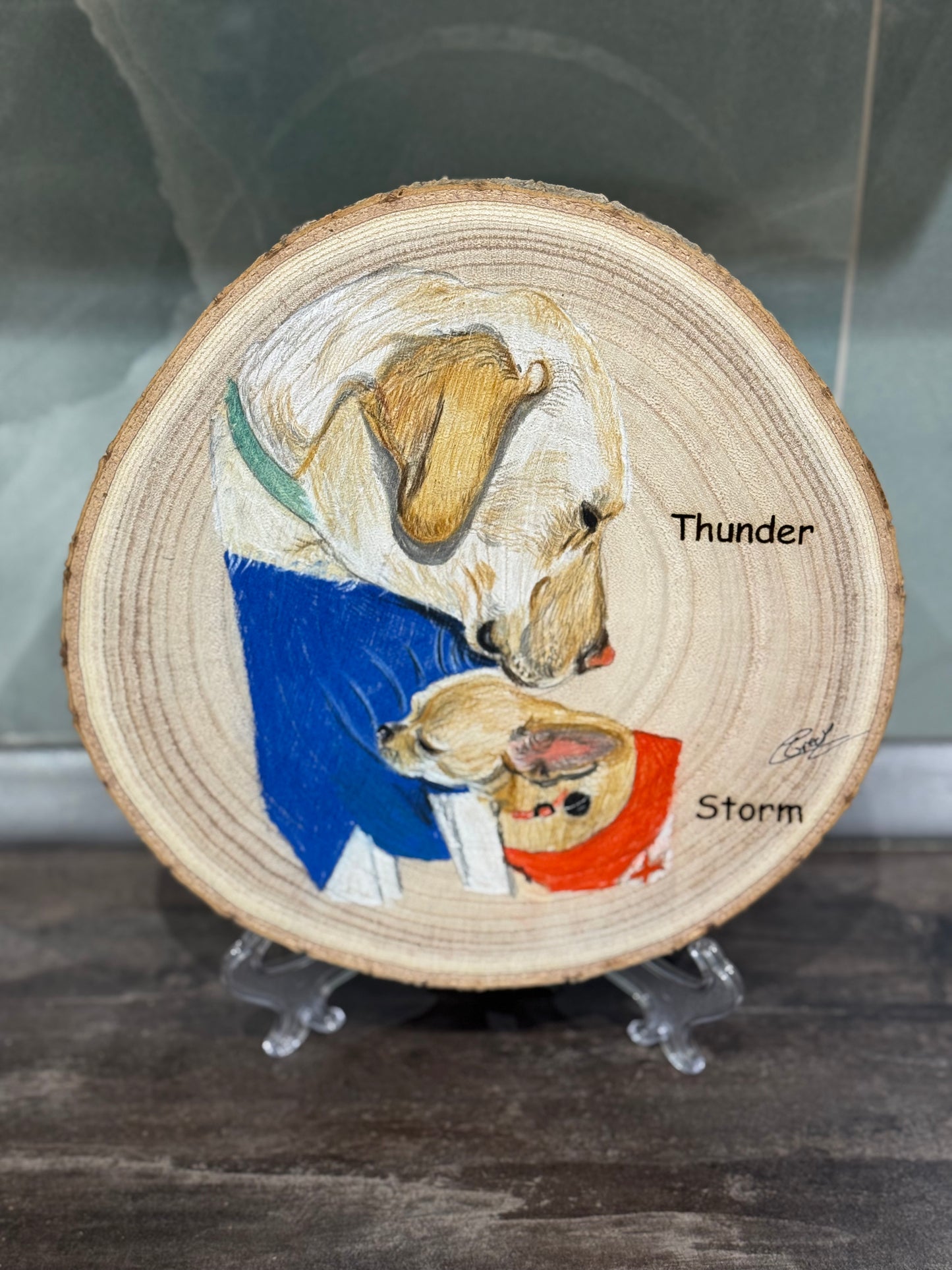 Pet Portraits on Wood