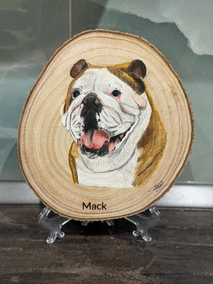 Pet Portraits on Wood