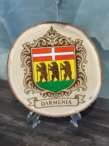 Coat of Arms on Wood - Art by Caitlin