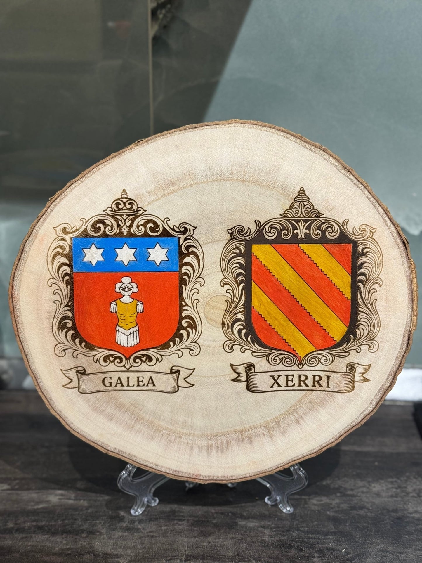 Coat of Arms on Wood - Art by Caitlin
