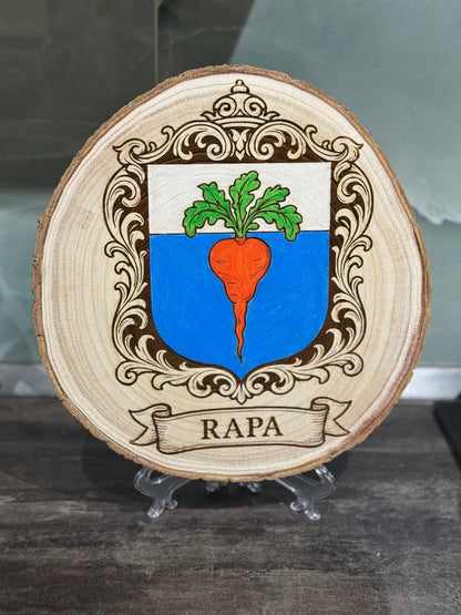 Coat of Arms on Wood - Art by Caitlin