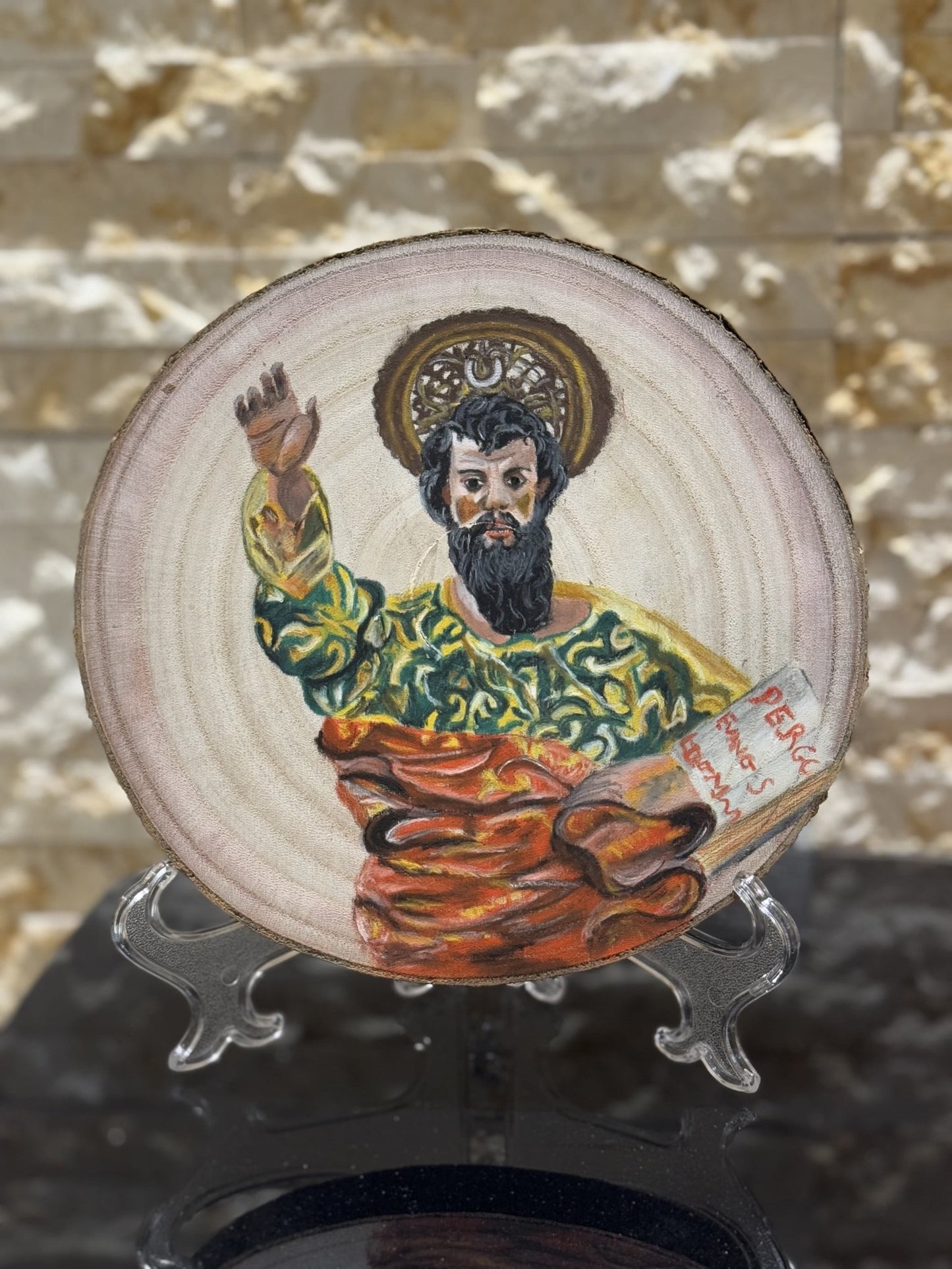 Maltese Saints on Wood - Art by Caitlin