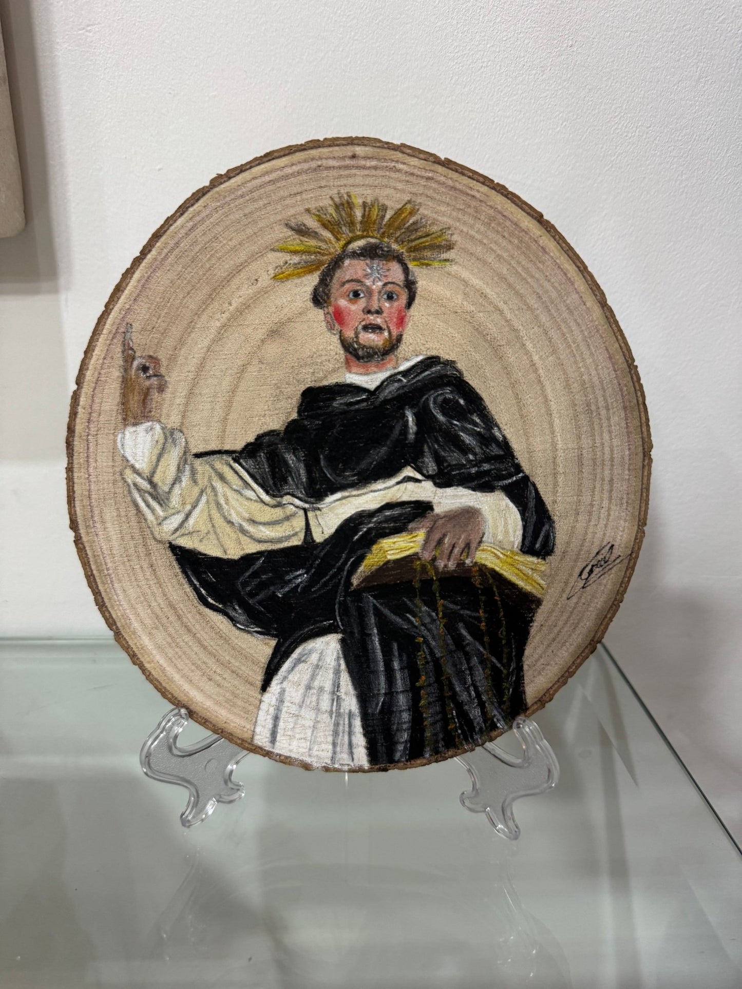 Maltese Saints on Wood - Art by Caitlin