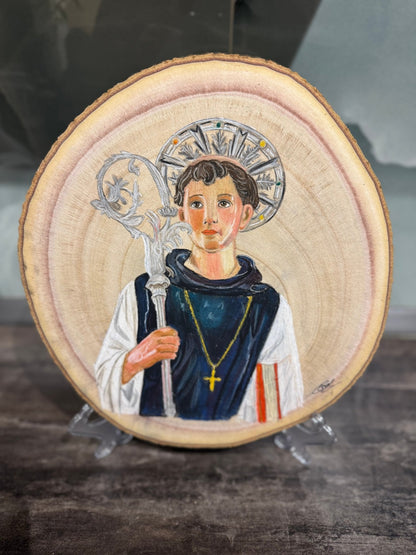 Maltese Saints on Wood - Art by Caitlin